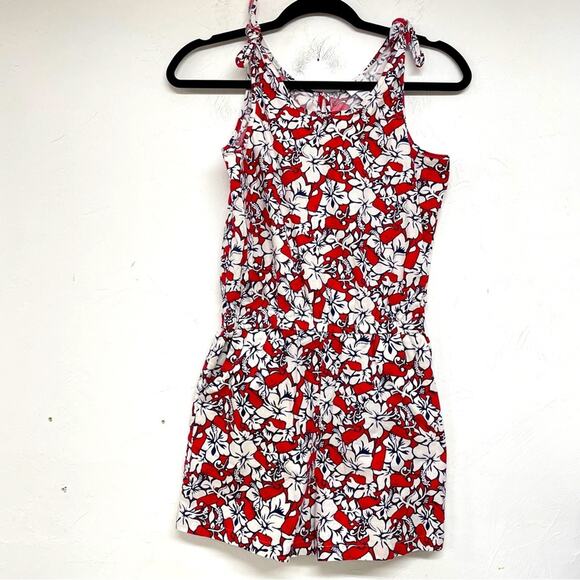 Vineyard Vines Other - Vineyard Vines X Target Red & White Whale Print Girls Romper L 10/12